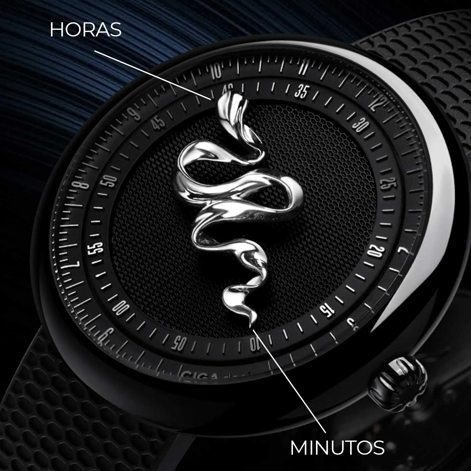 CIGA design Legend of Serpent: caseback