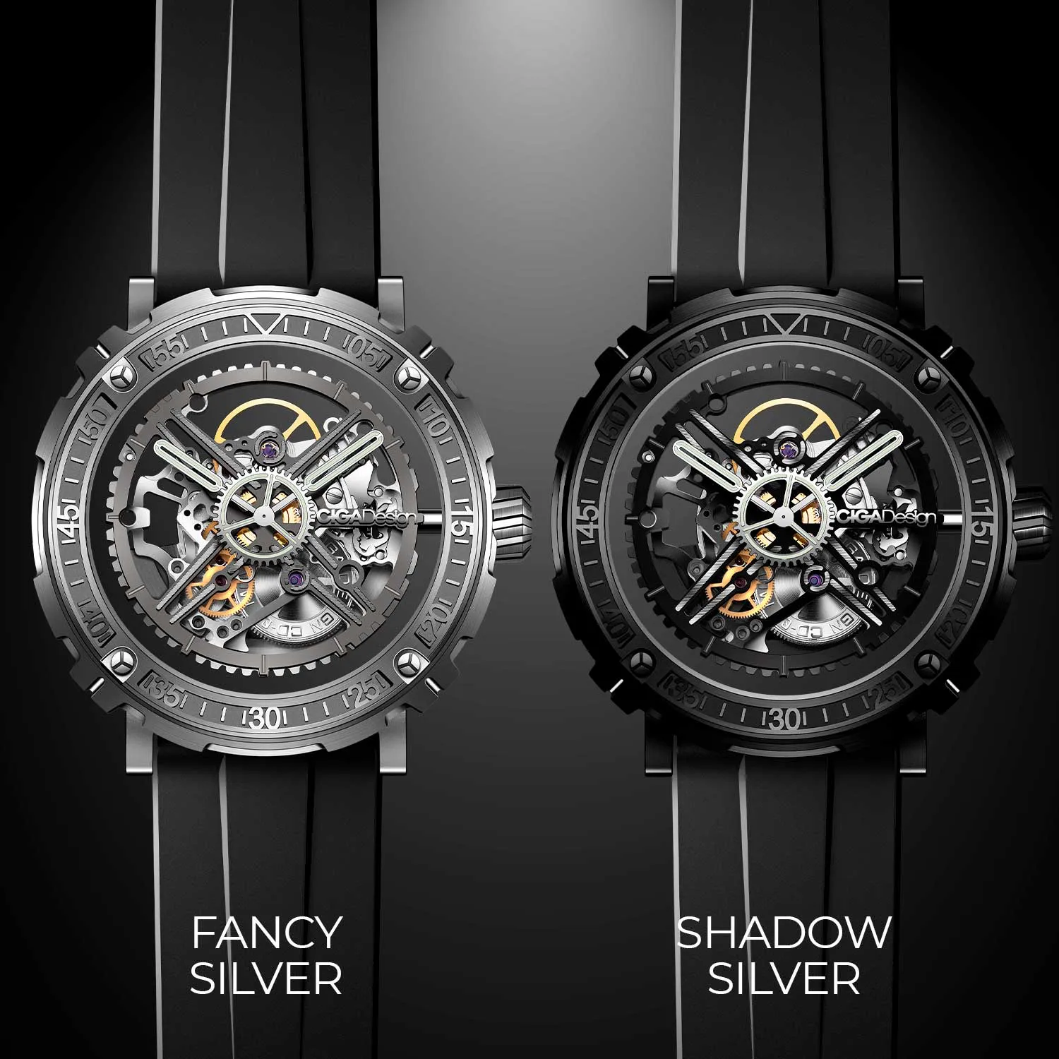 CIGA design Magician: caseback